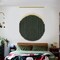 Large Macrame Wall Hanging — Green Boho Decor with Beads, Yarn, and Tassels, Handmade Fiber Art Wall Hanging for Bedroom or Living Room, 39" W x 55" L